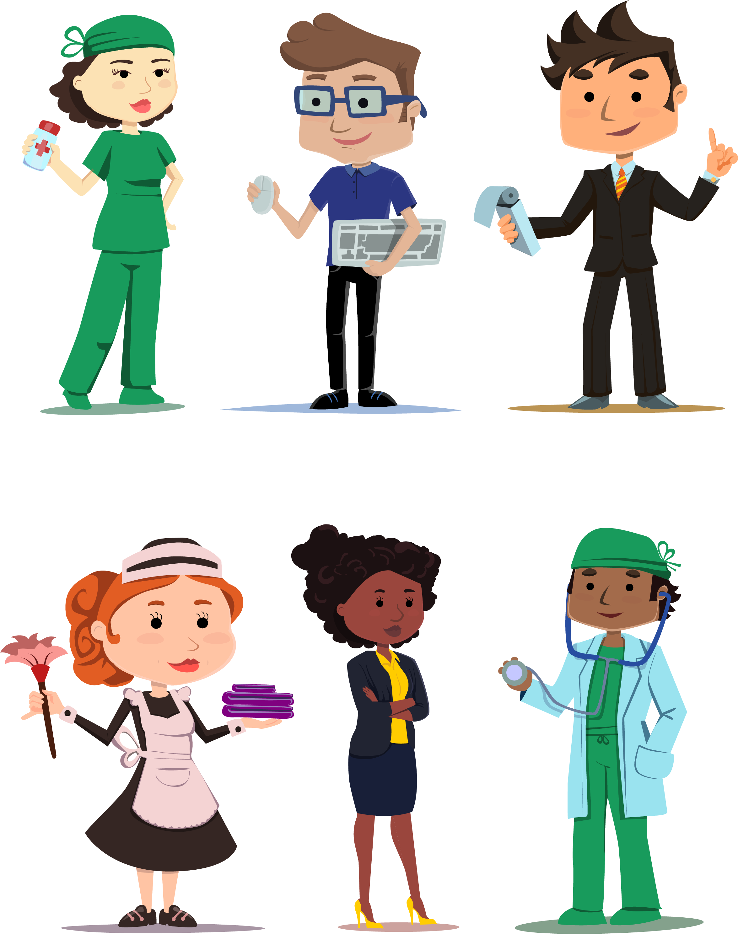 English for Workplace English English for Workplace and Vocational Purposes mascot and logo